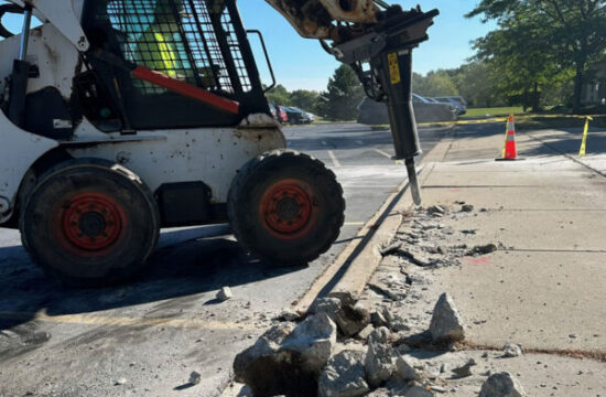 concrete driveway